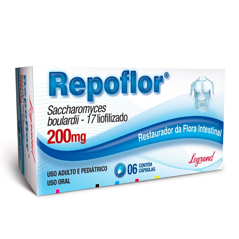 REPOFLOR 200MG 6CAPS