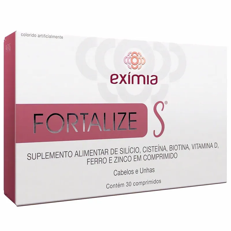 Suplemento Alimentar Exímia Fortalize S Cabelos e Unhas 30 Comprimidos
