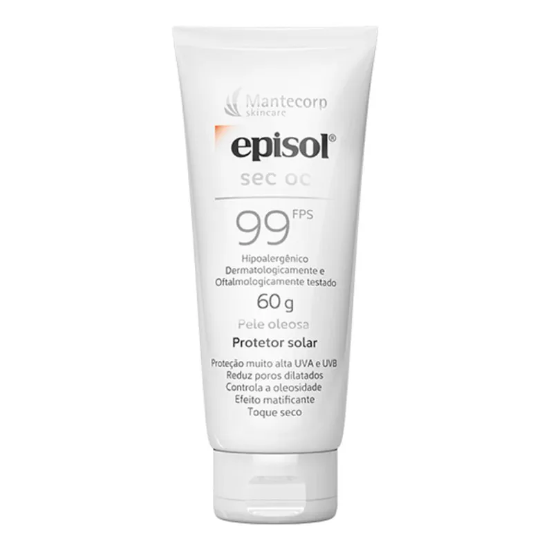 Protetor Solar Facial Mantecorp Episol Sec OC Pele Oleosa FPS99 60G
