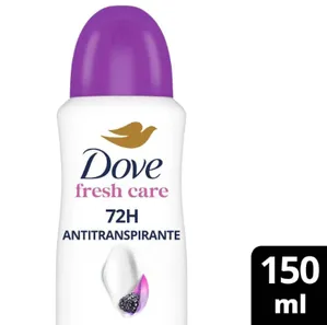 Desodorante Dove Go Fresh Amora e Flor de Lótus Aerossol Antitranspirante com 150ml