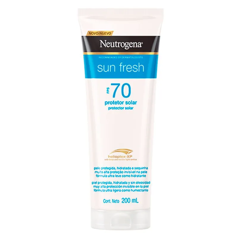 Protetor Solar Neutrogena Sun Fresh FPS70 200mL