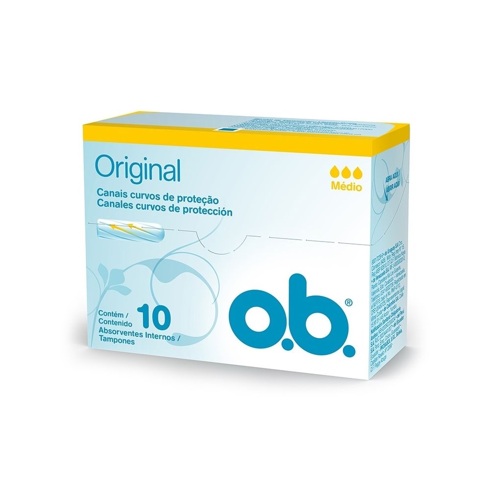 Absorvente Ob Médio Star Leve 10 Pague 8