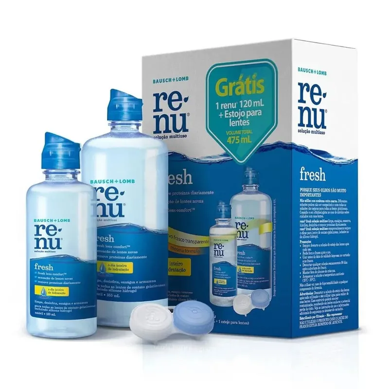 Kit Renu Fresh Bausch Lomb Solução Oftálmica