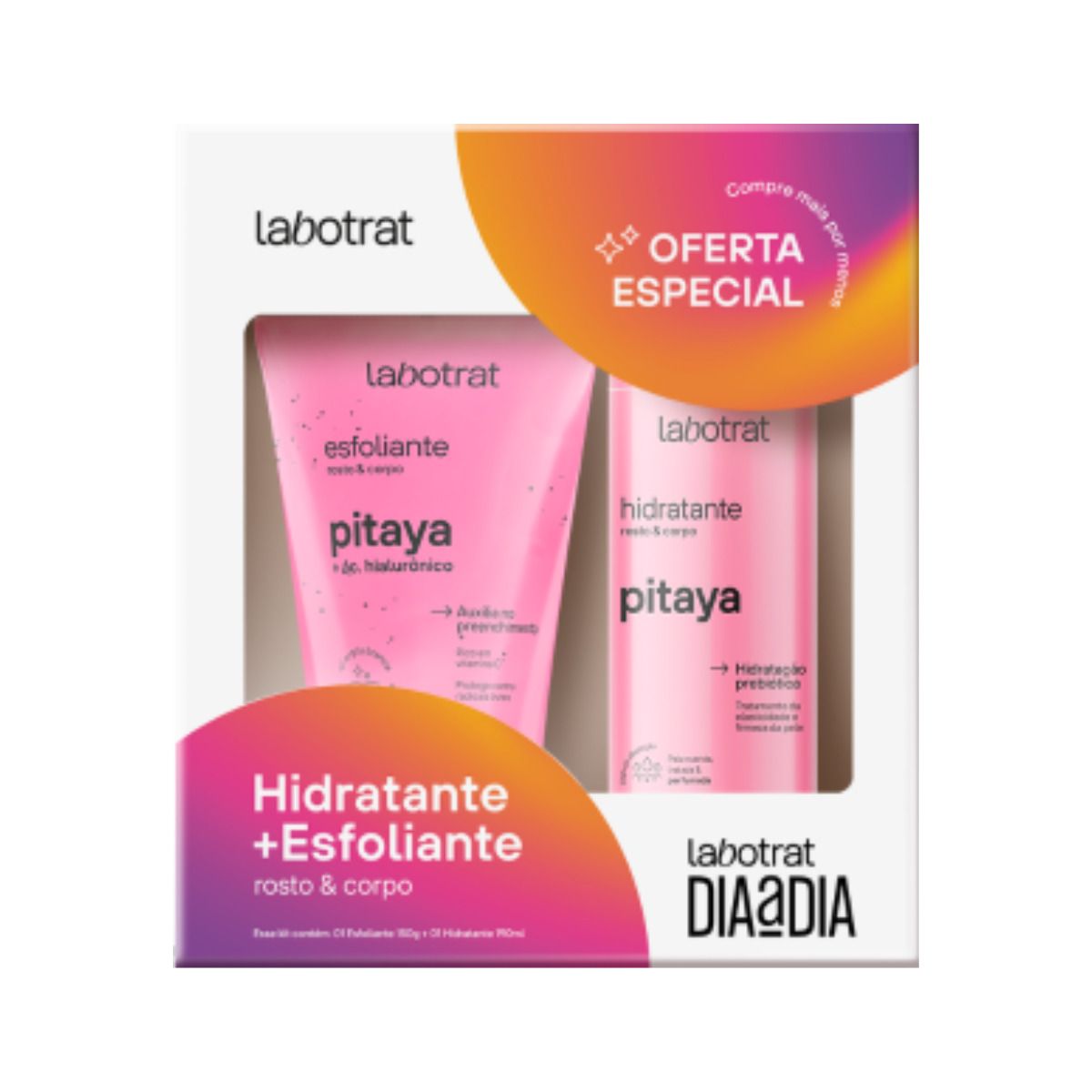 Kit Labotrat Hidratate + Esfoliante Dia a Dia Pitaya