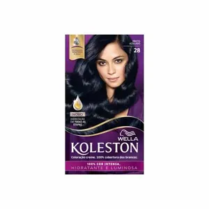 Tintura Creme Koleston Nº28 Preto azulado Wella
