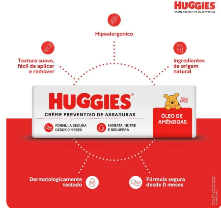 Creme Preventivo de Assaduras Huggies Supreme Care