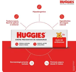 Creme Preventivo de Assaduras Huggies Supreme Care
