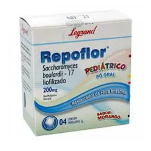 Repoflor Pediátrico 200mg com 4 Envelopes