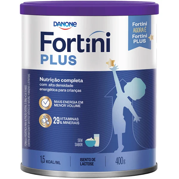 Suplemento Alimentar Infantil Fortini Plus Danone Sem Sabor 400G