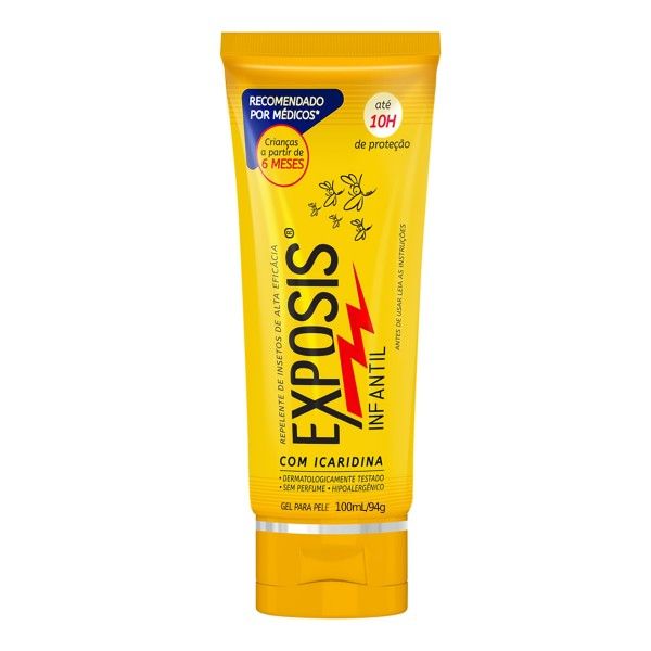 Repelente de Insetos Infantil Exposis Gel 100mL