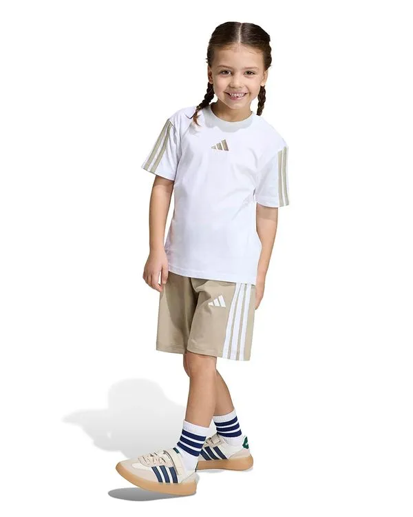Conjunto adidas 3 Stripes Essentials Infantil - 7 à 8 anos