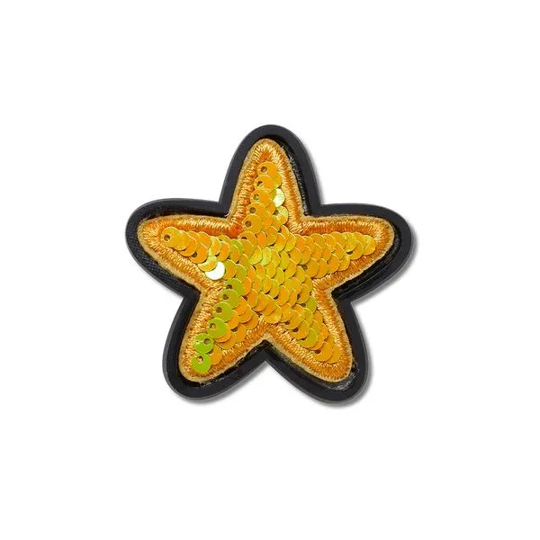 Jibbitz Crocs Flippable Gold star Unissex - ÚNICO