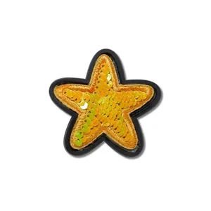 Jibbitz Crocs Flippable Gold star Unissex - ÚNICO