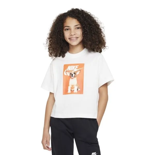 Camiseta Nike Boxy Puppy Infantil - GG 13-15 anos