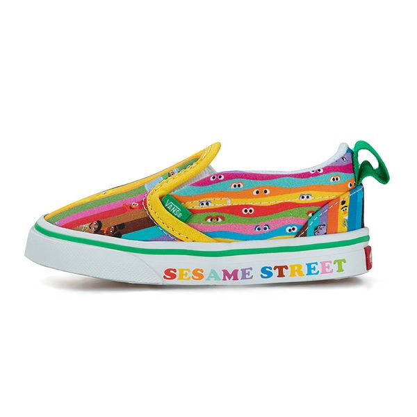 Tênis Vans Slip-On X Vila Sésamo TD InfantilTENIS VANS SLIP-ON X V SESAMO TD I - 19