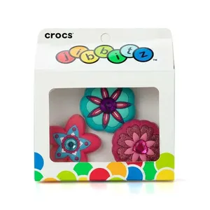 Jibbitz Crocs Flowers 3 Pack - ÚNICO