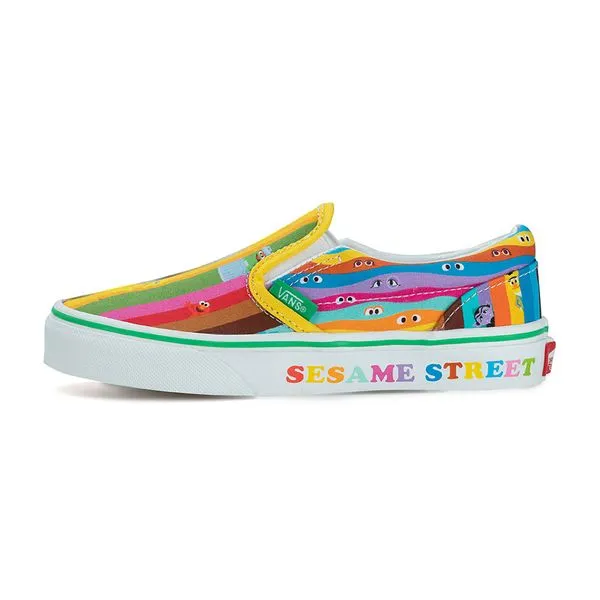 Tênis Vans Slip-On X Vila Sésamo PS Infantil - 28
