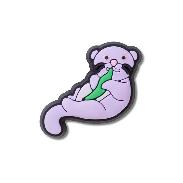 Jibbitz Purple Baby Otter Unissex - ÚNICO