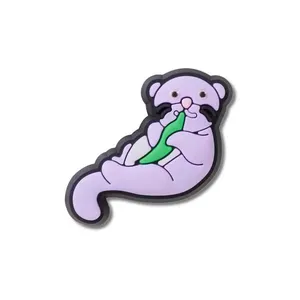 Jibbitz Purple Baby Otter Unissex - ÚNICO