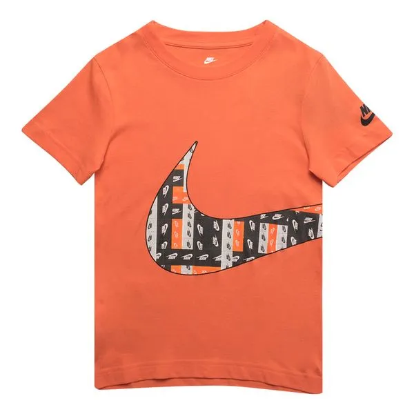 Camiseta Nike Lo-Fi Label Wrap Swoosh Infantil - 4 à 5 anos