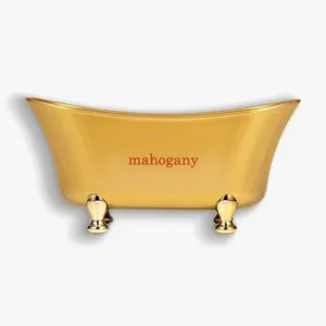 Banheira Pequena Dourada Mahogany