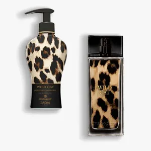 Kit Fragrância e Hidratante Wild Cat Mahogany