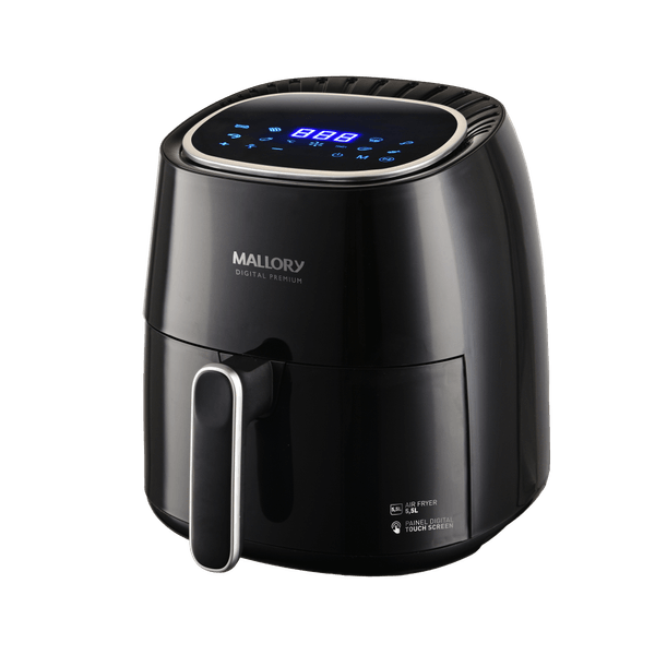Fritadeira Mallory Air Fryer Digital Premium 5,5Litros - Painel 100% Digital - 1500W de Potência Fritadeira Elétrica Digital Premium 220V