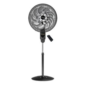 Ventilador de Coluna Mallory Max Control Com Controle Remoto 140W, Silencioso, Com Hélice de15 pás, Máxima Vazão e Mínimo Ruído - PR-GR Ventilador De Coluna 40Cm Mallory Max Control Pr/Gr 127V