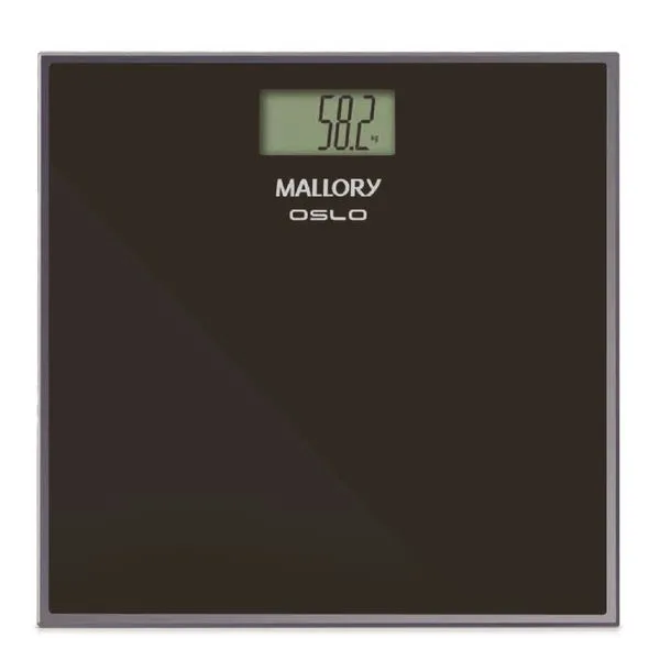 Balança Digital Mallory Oslo com Bateria Inclusa, Desligamento Automático e Capacidade máxima 150kg Balança Digital Mallory Oslo