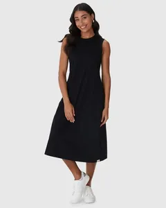 Vestido Ar.voree Feminino Especial Com Estampa Malwee Preto - GG