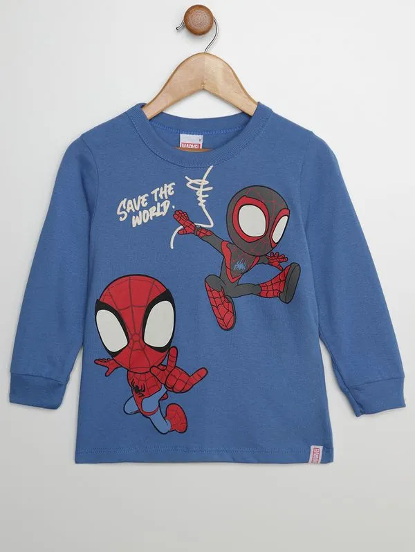 Camiseta Estampada Infantil Para Menino - AZUL 1