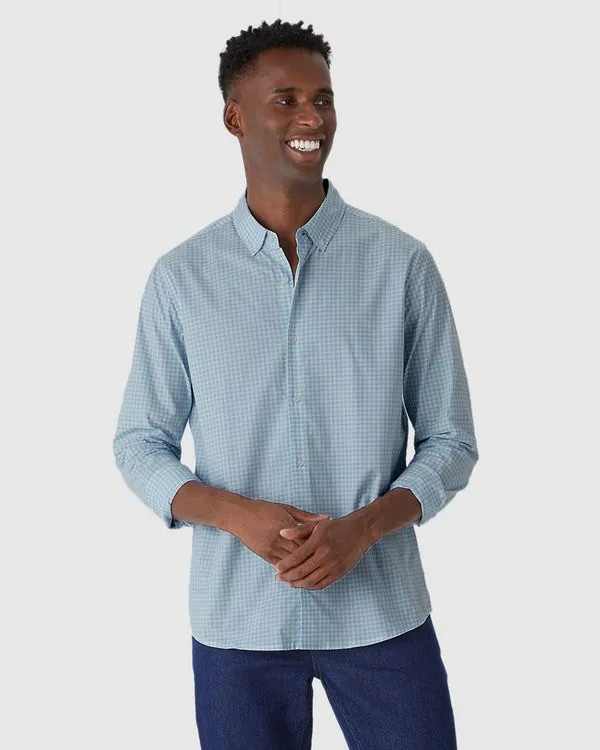 Camisa Masculina Regular Manga Longa Botões Frontais Em Tricoline Branco - G