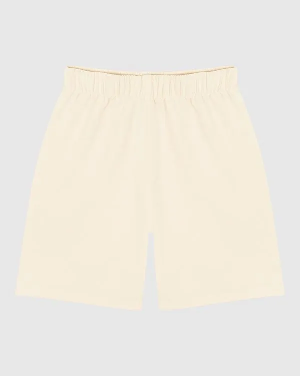 Bermuda Infantil Menino Comfort Cós Elástico Em Microfibra Malwee Kids Off White - 8