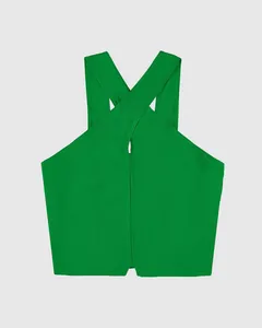 Blusa Feminina Alças Cruzadas Em Viscolinho - ENFIM