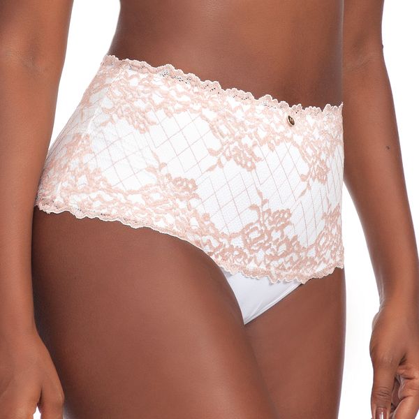 Calcinha Alta Cavada Buenos Aires Branco Branco - GG