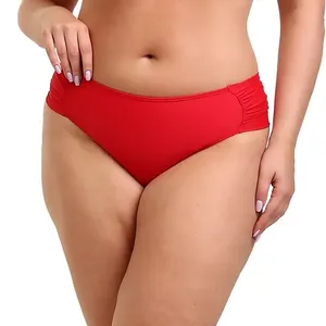 Calcinha Lateral Franzida Essence Vermelho Vermelho - P