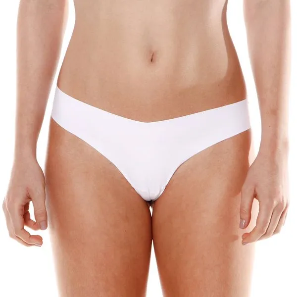 Calcinha Fio Dental Sem Costura Make Branco Branco - G
