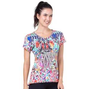 Camiseta Baby Look Estampado Estampado - M