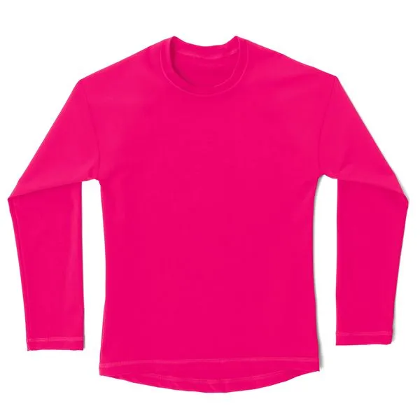 Camiseta Uv Manga Longa Infantil Pink Pink - 4