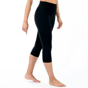 Legging Fitness Estampada Preto Liso Preto Liso - M