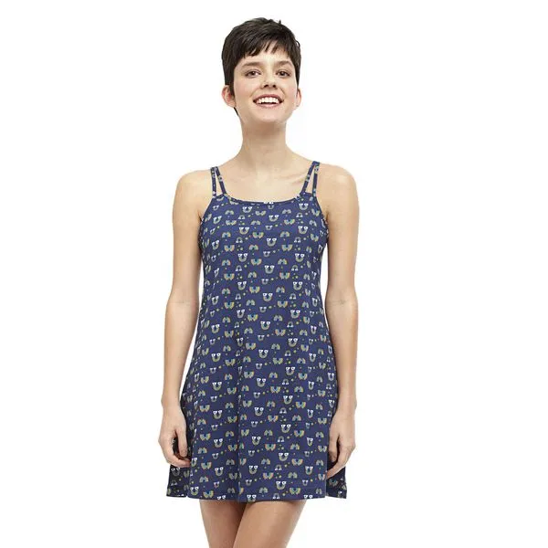 Camisola de Alcinha Estampada Rainbow Marinho Marinho - P