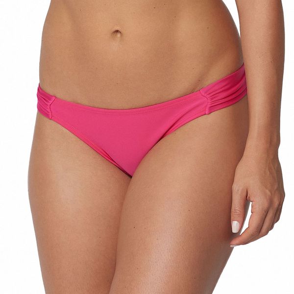 Calcinha Praia Lateral Franzida Rosa Rosa - M