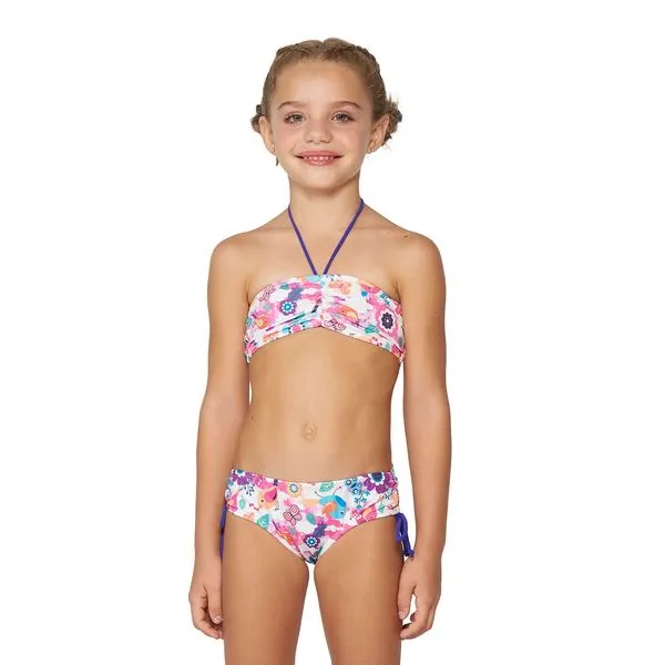 Conjunto de Biquíni Infantil Frente Única Passarinho Passarinho - 10