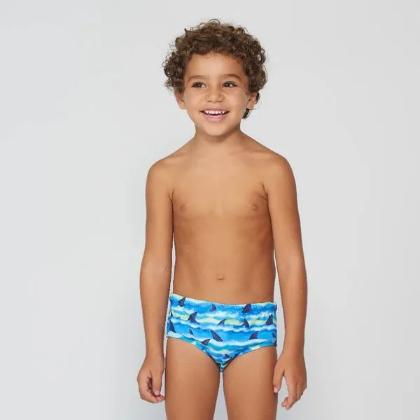 Sunga Slip Infantil Tubarao Tubarao - 6