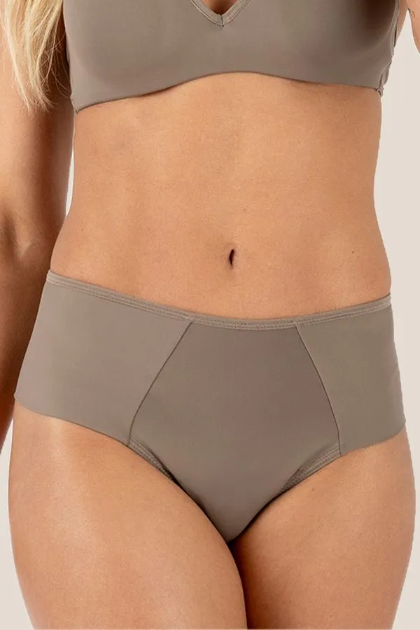 Calcinha Fio Dental Lateral Dupla Básico Liso Brownie Brownie - M