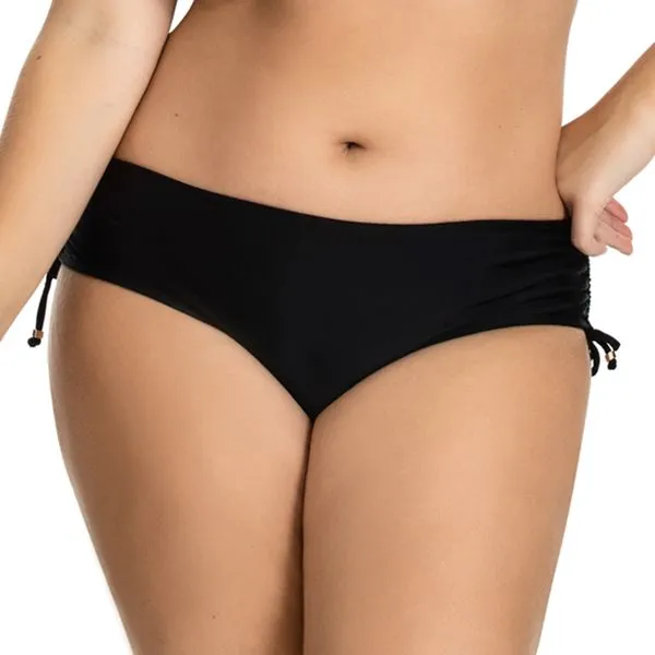 Calcinha Biquíni Regulável Essence Preto Preto - G