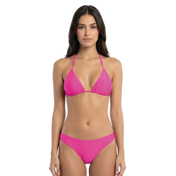 Conjunto de Biquíni Top Cortininha e Calcinha Biquíni Rosa 4482 Rosa 4482 - G