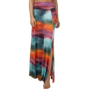 Saída de Praia Sort Saia Longo Tie Dye Tie Dye - G