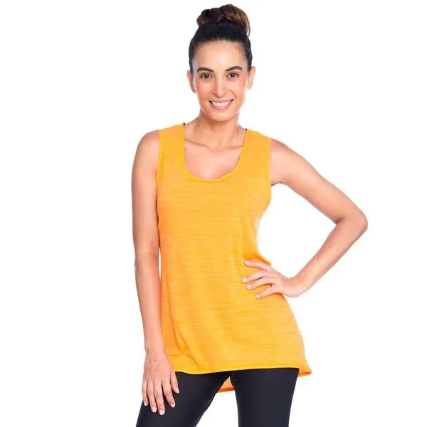 Camiseta Regata Active Laranja Laranja - M