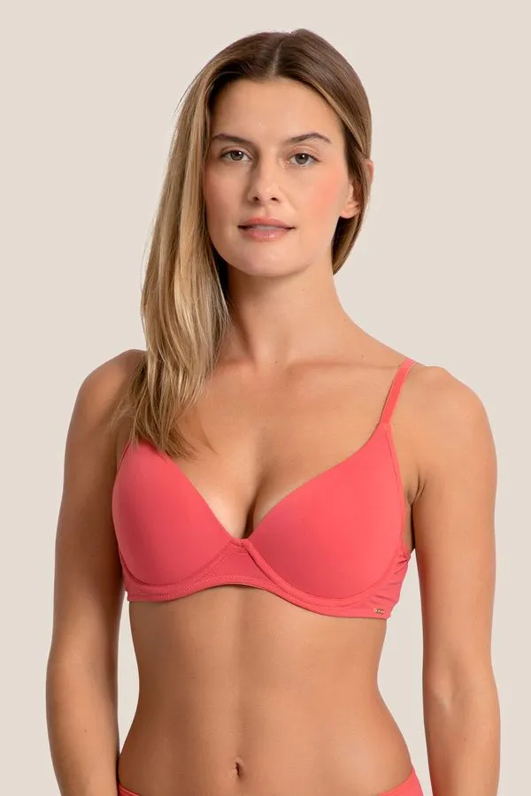 Sutiã Bojo Super Push Up Básico Liso Paprica Paprica - 40
